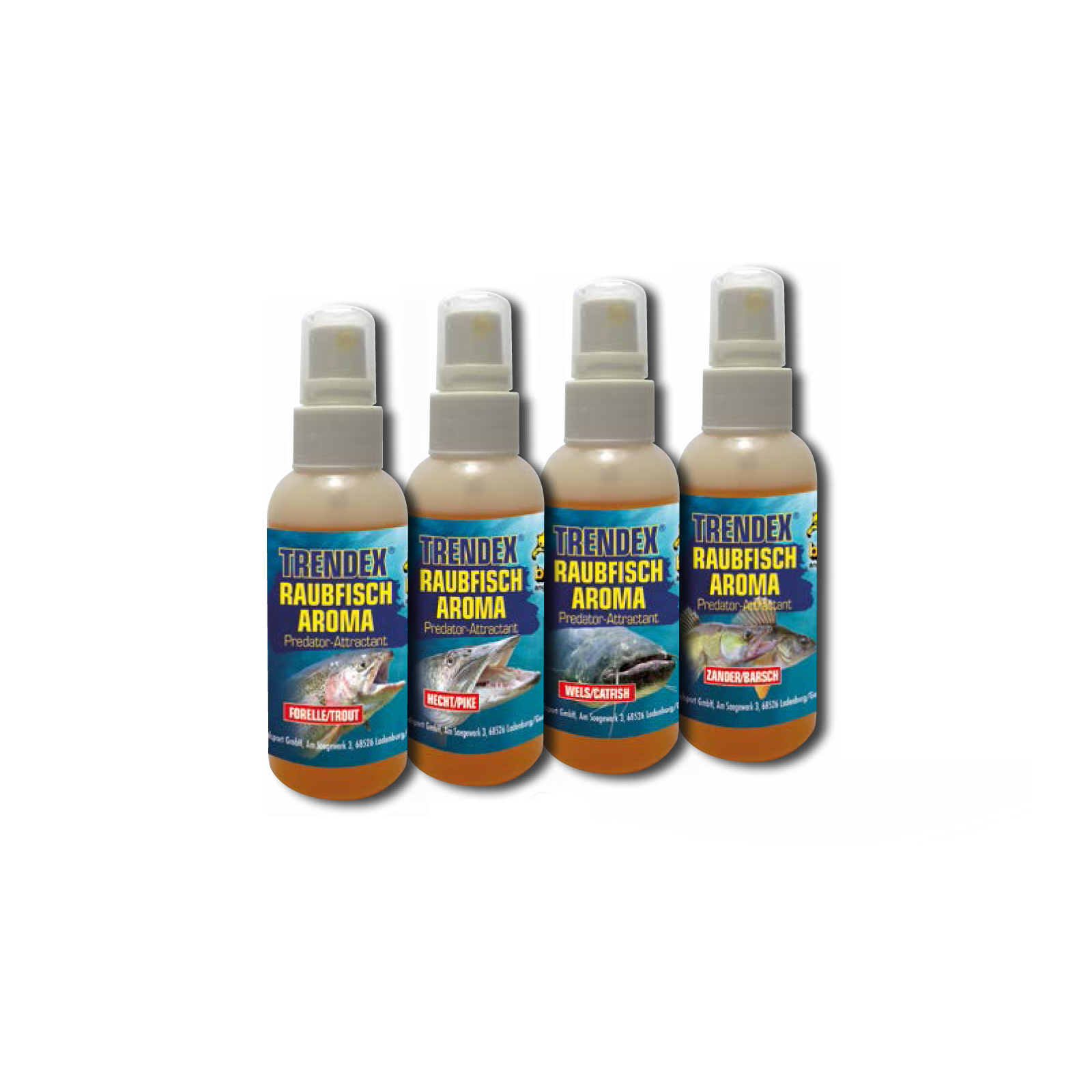 Trendex Raubfischaroma 30ml Lockmittel Lockstoff Locköl für Angeln Forelle Hecht(Wels/Catfish)