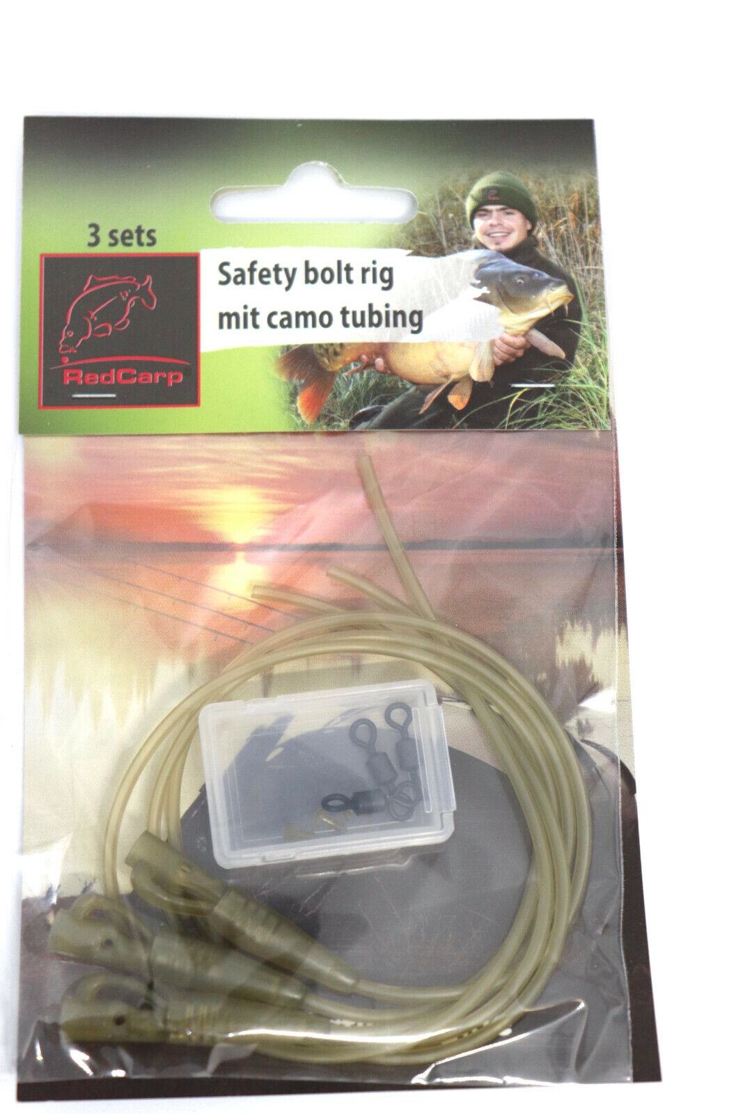 RED CARP 3St Safety bolt rig camo tubing