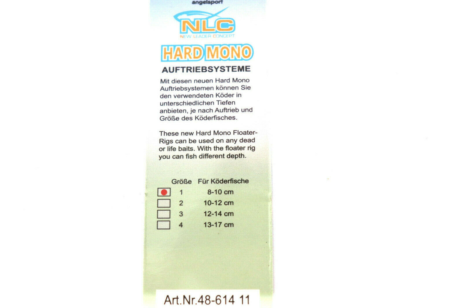 Auftriebskörper NLC-Hard Mono(Gr. 2| 7cm)
